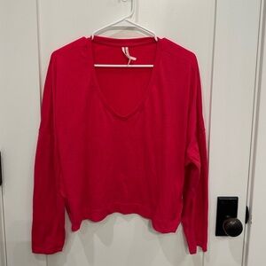 Bright Pink Anthropologie Sweater
